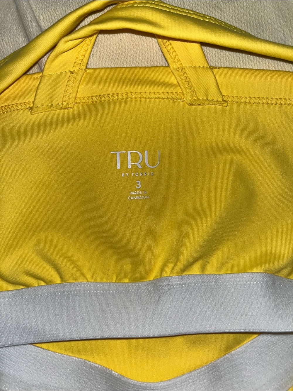 Yellow Women's Sports Bra and Skirt Set from torrid - Picture 3 of 9
